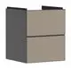 Hansgrohe-HG-Xevolos-E-Waschtischunterschrank-Schiefergrau-Matt-480-475-mit-2-Schubkaesten-fuer-Handwaschbecken-Bronze-Struktur-54174390 gallery number 1